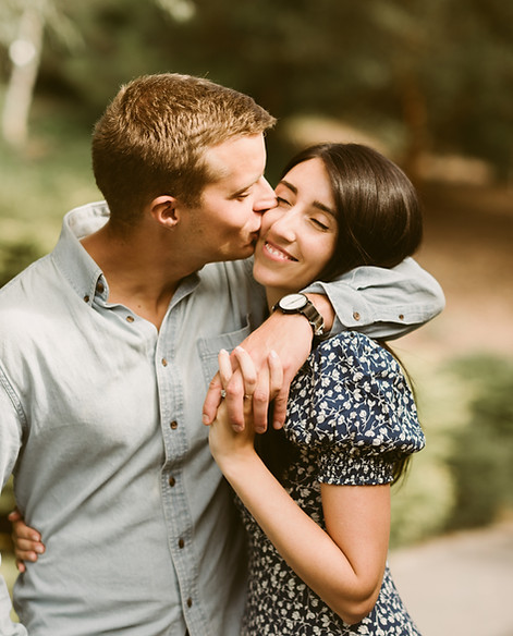 Summer Engagement photos at Cornell