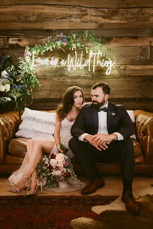 Summer Wedding at Hayfield in the Catski